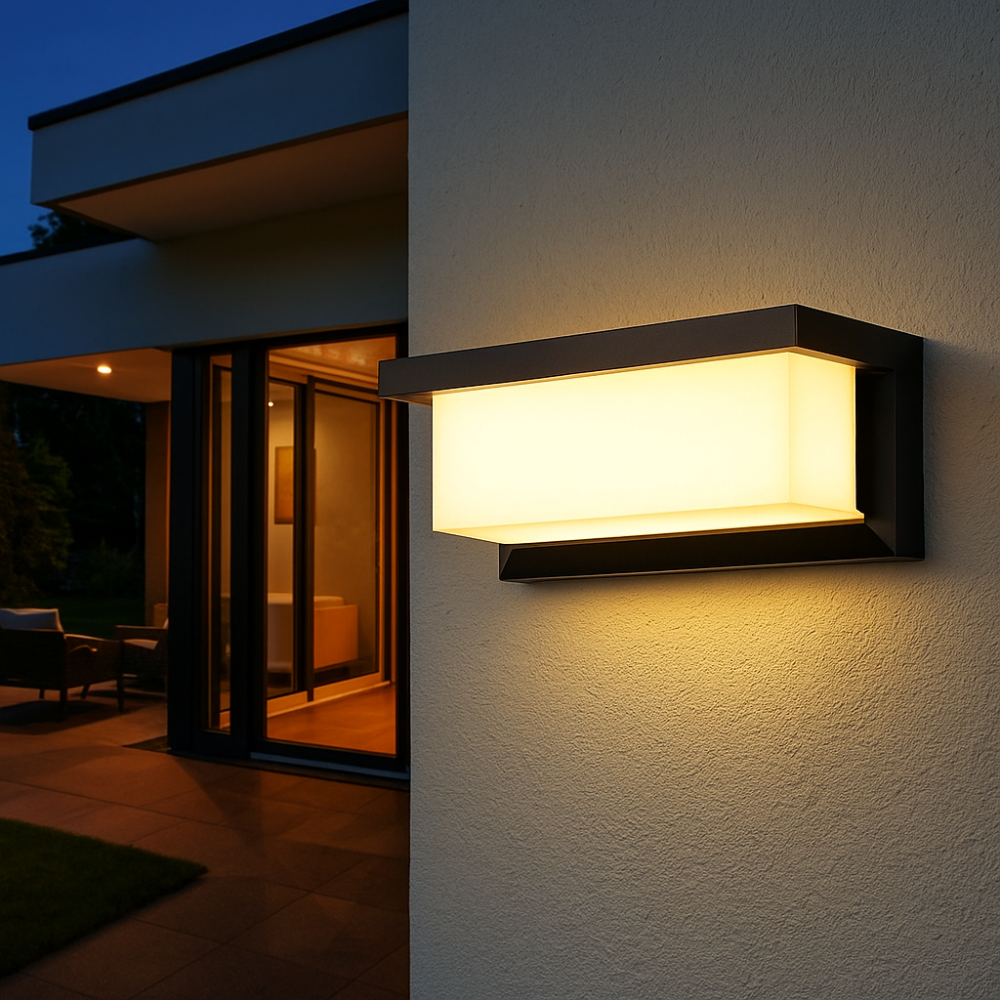 Wodoodporna lampa LED z czujnikiem ruchu