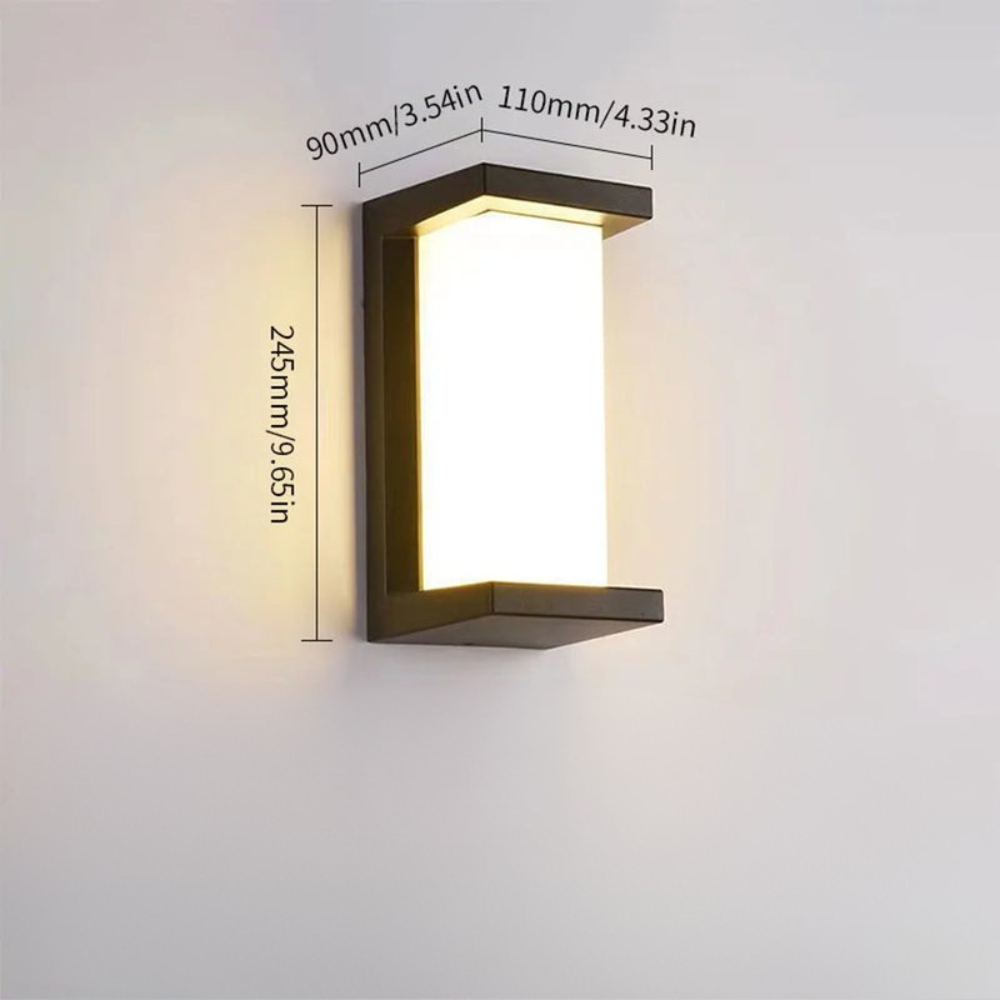 Wodoodporna lampa LED z czujnikiem ruchu