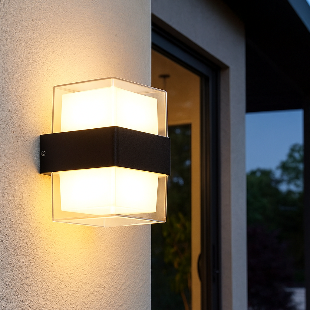 Wodoodporna lampa LED z czujnikiem ruchu